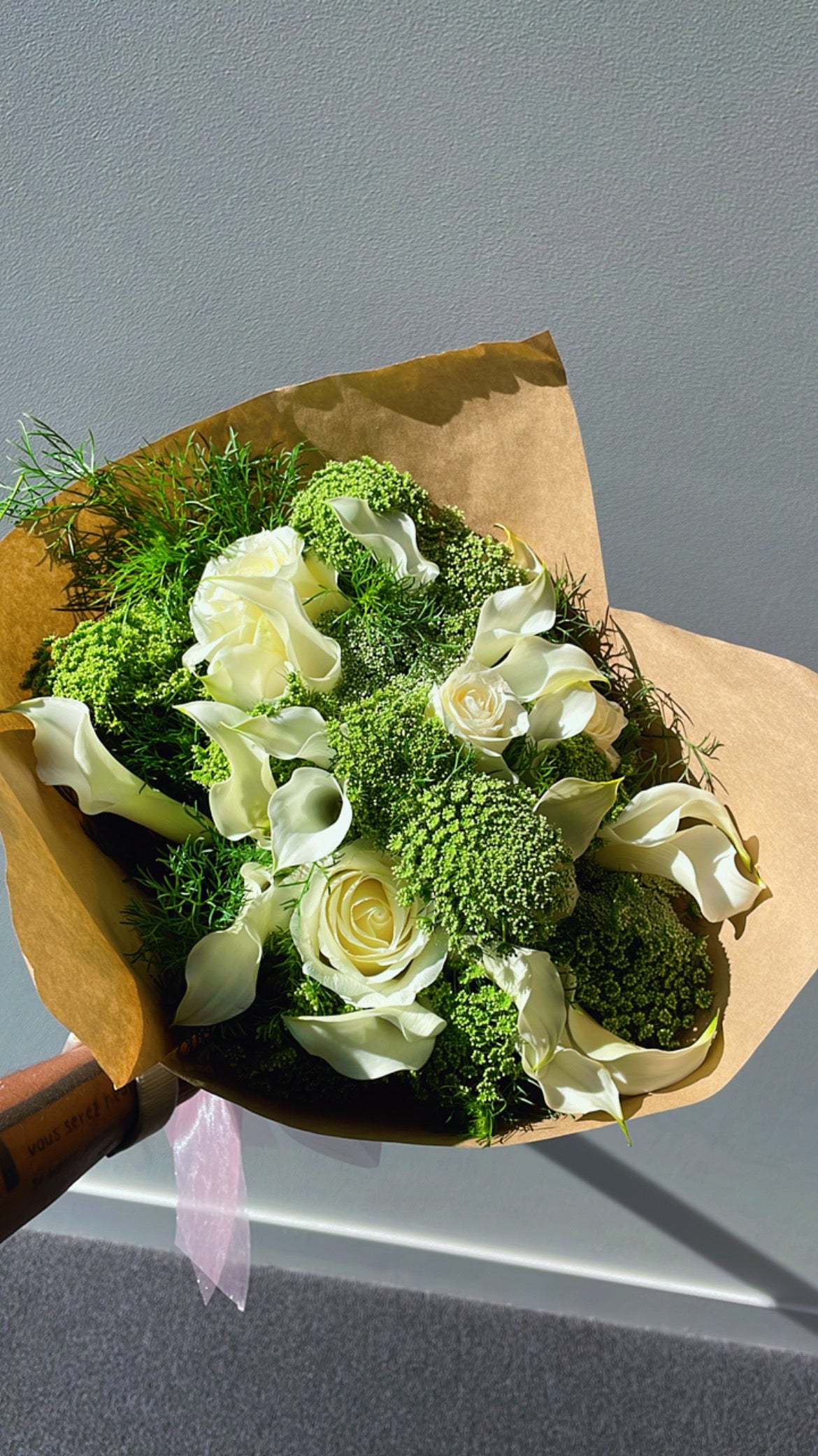 Calla Lilies and Roses Bouquet  image 2