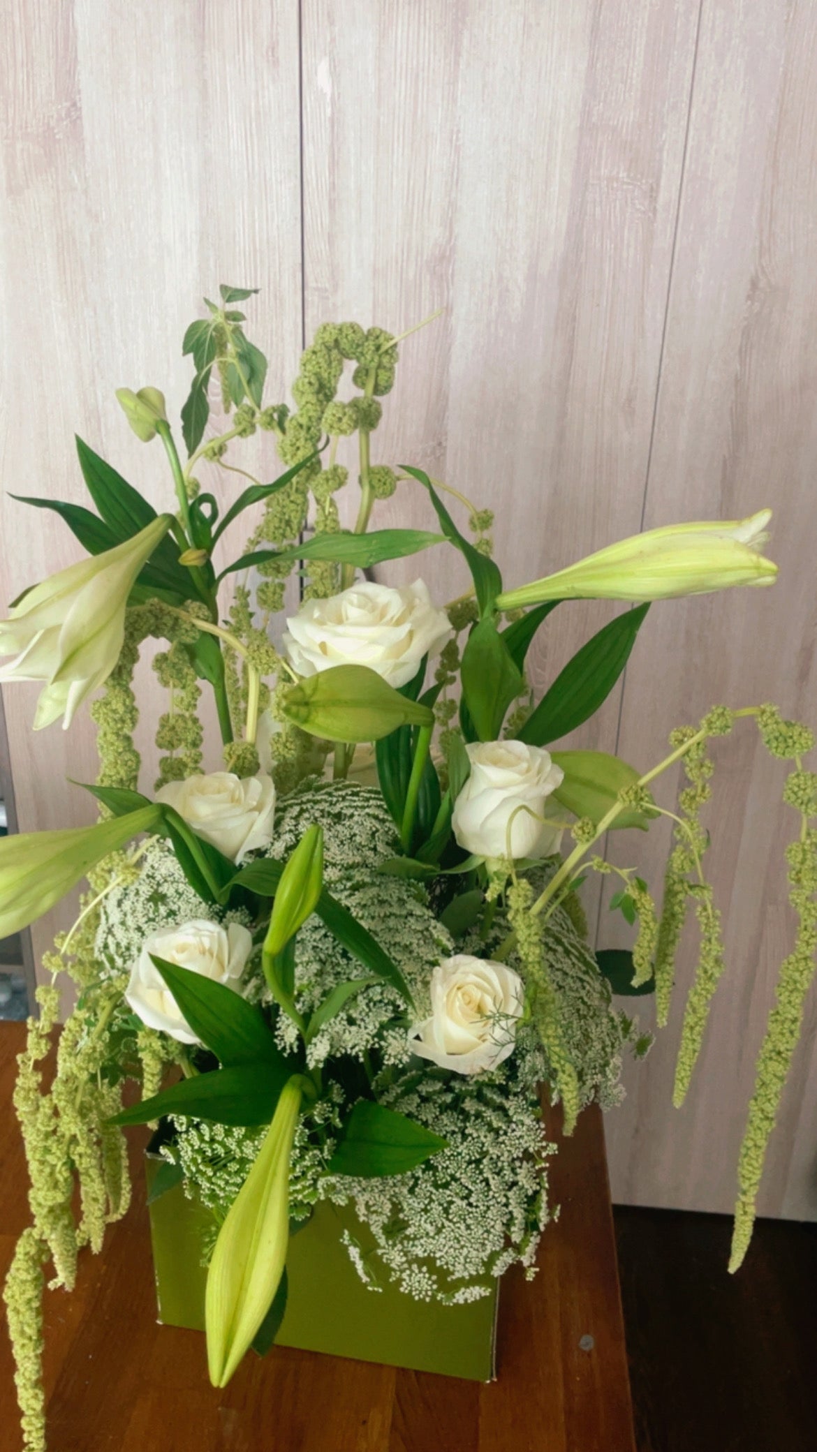Lux White Box Arrangement