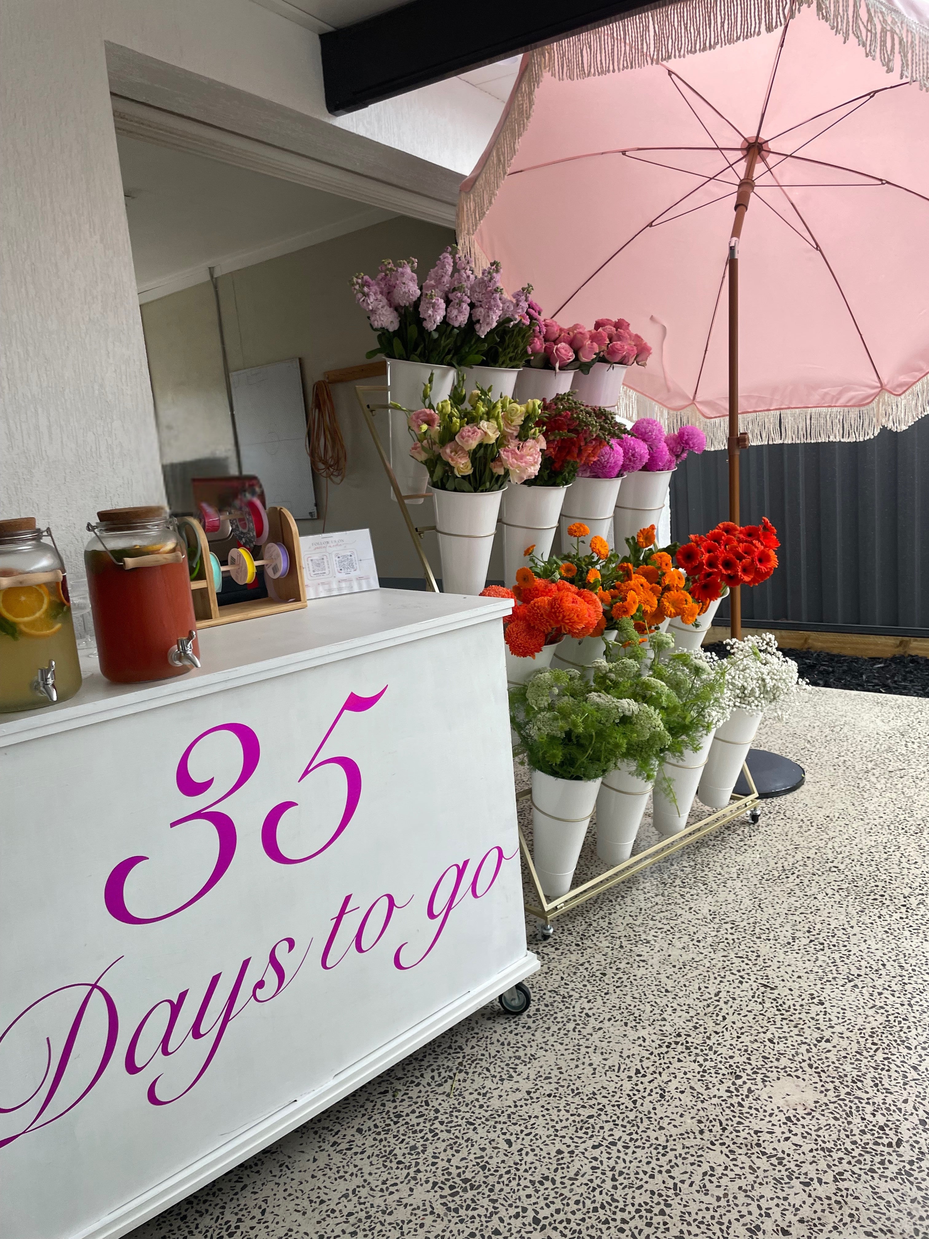 Flower Bar Hire