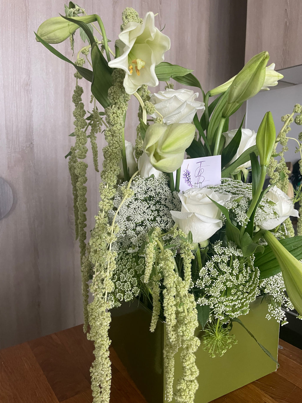 Lux White Box Arrangement