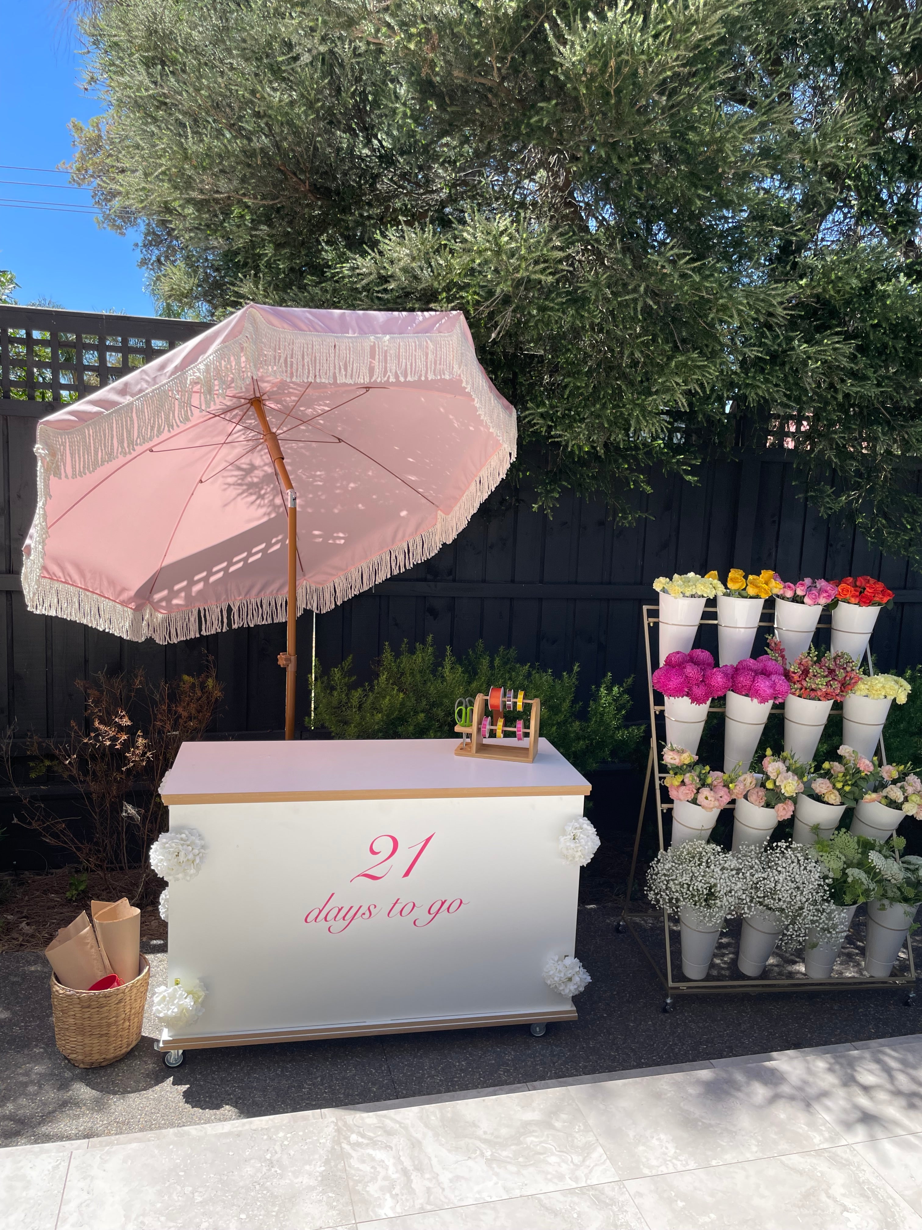 Flower Bar Hire