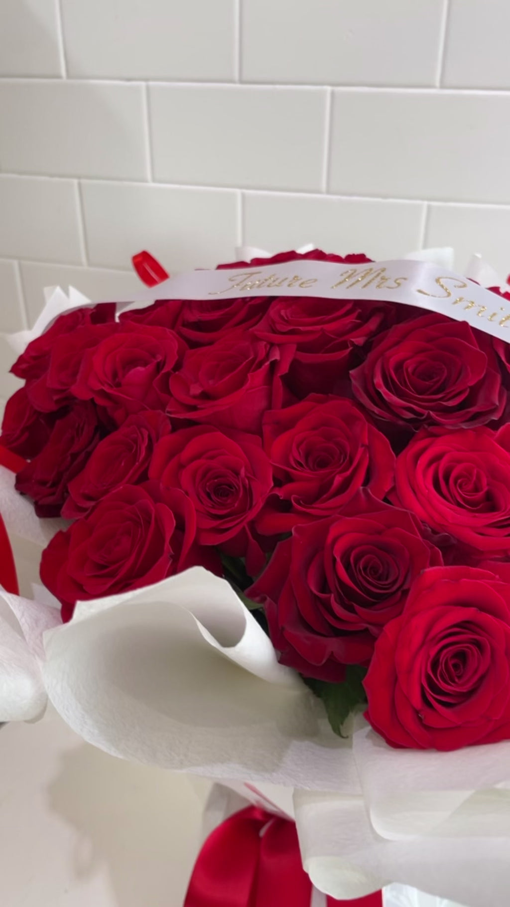 50 Rose Bouquet (Personalised)