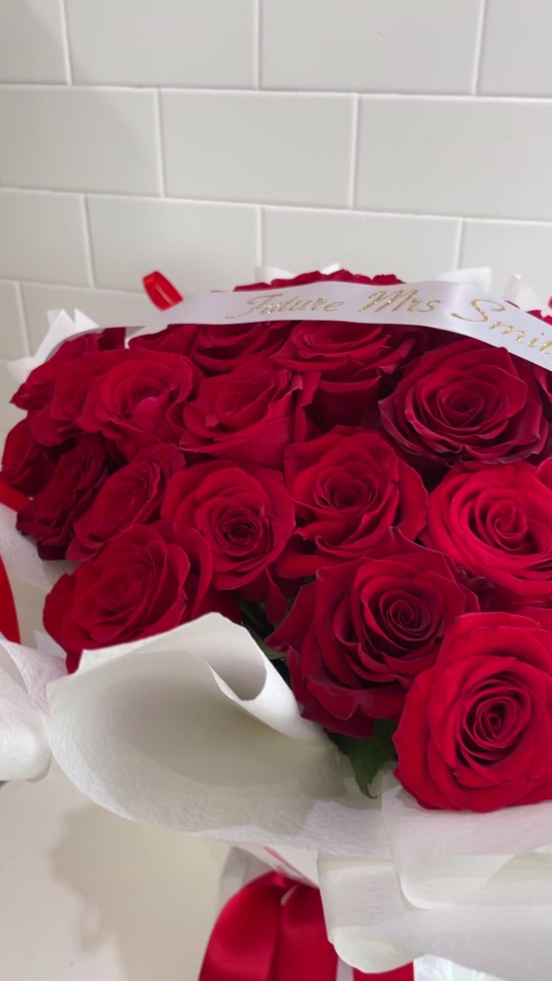 50 Rose Bouquet (Personalised)